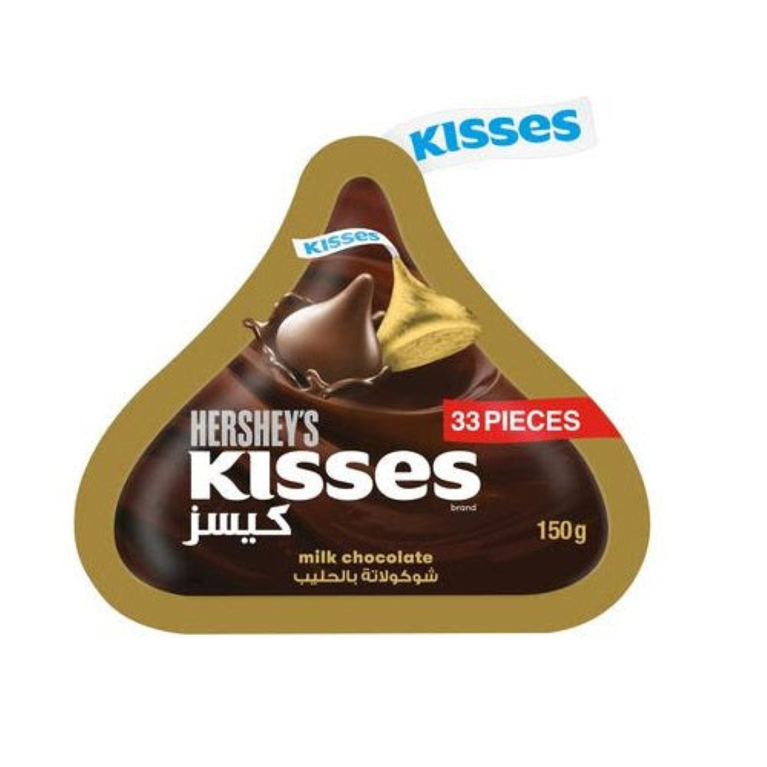 HERSHEYS KISSES MILK CHOCOLATE 150G